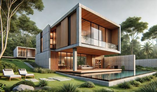 Σύμμεικτη κατασκευή οικίας